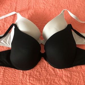 Set of 2: PINK Victoria’s Secret Push Up Bras 34C